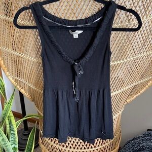 Burberry Silk Babydoll Tank Top